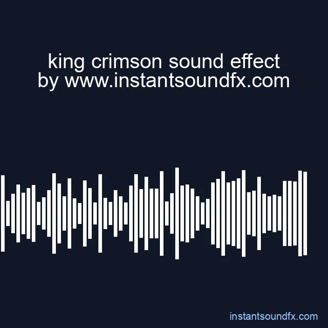 king crimson sound effect image