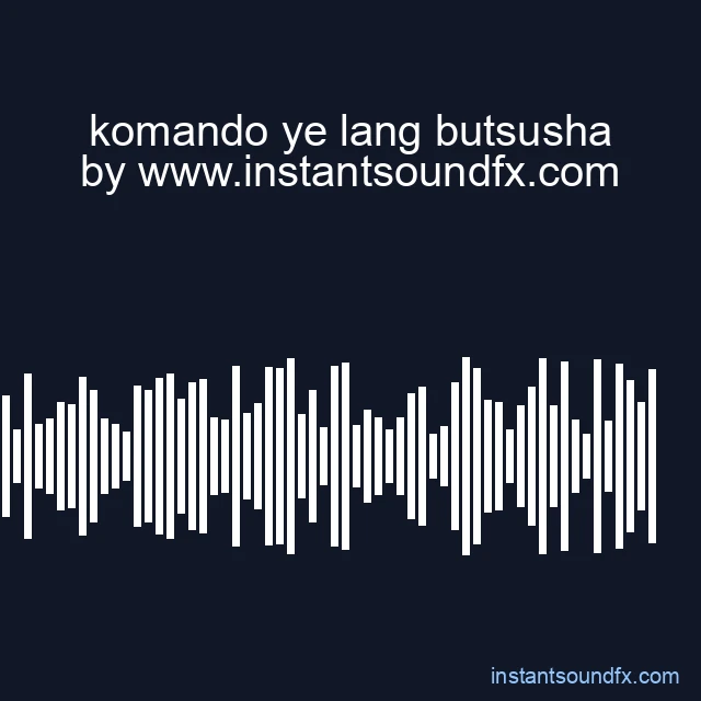 komando ye lang butsusha image