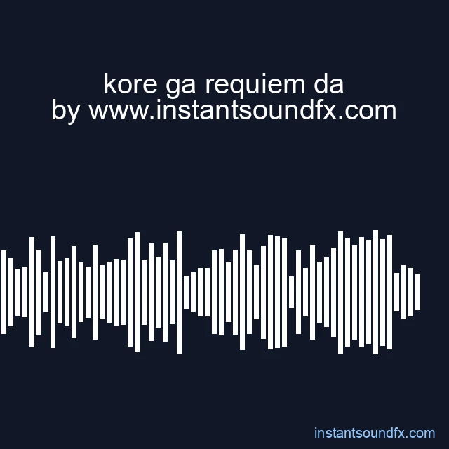 kore ga requiem da image