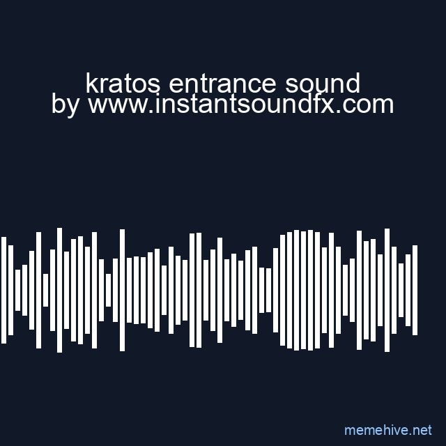 kratos entrance sound image