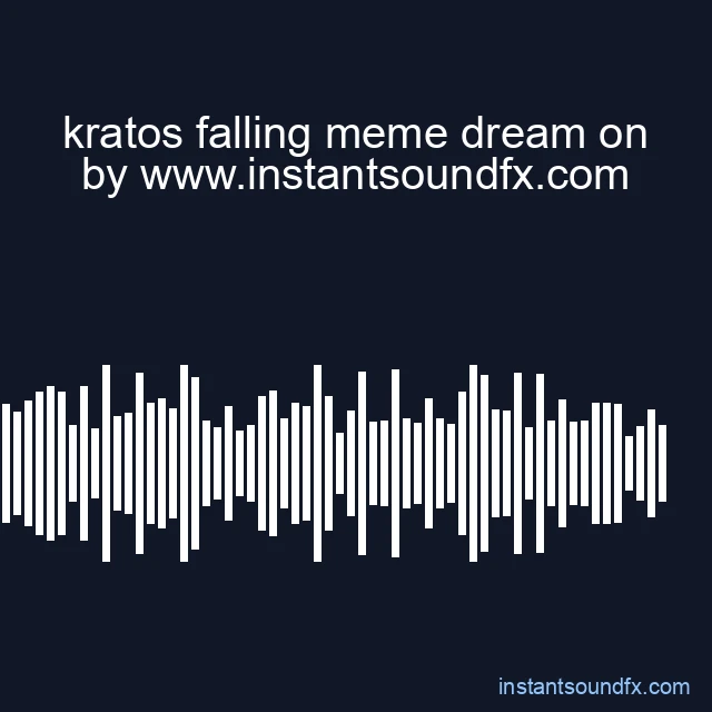 kratos falling meme dream on image