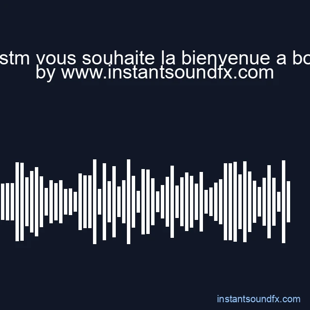 la stm vous souhaite la bienvenue a bord image