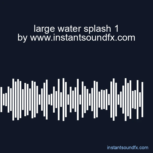 large water splash 1 image