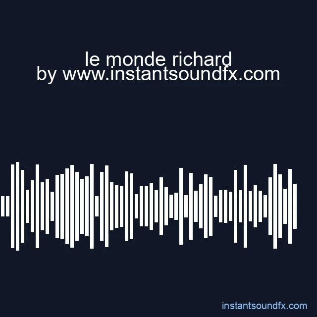le monde richard image