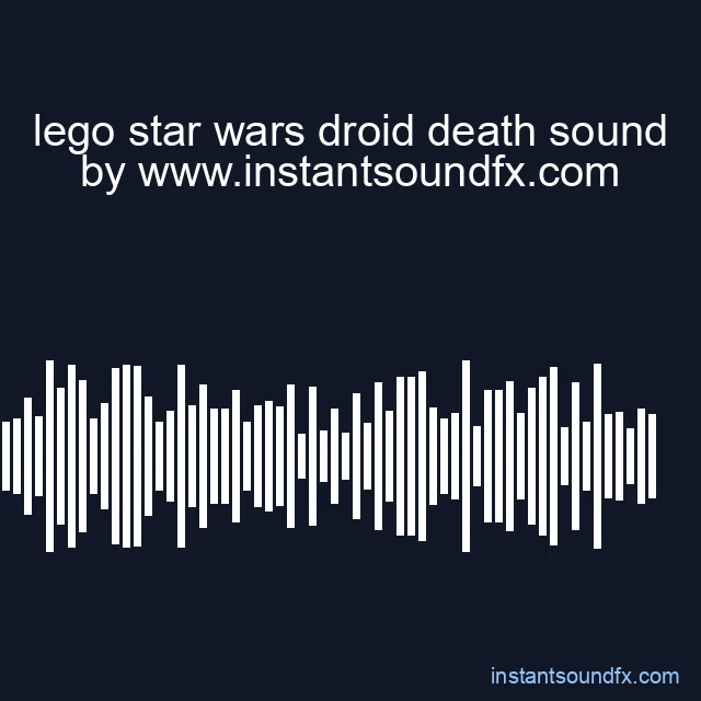 lego star wars droid death sound image