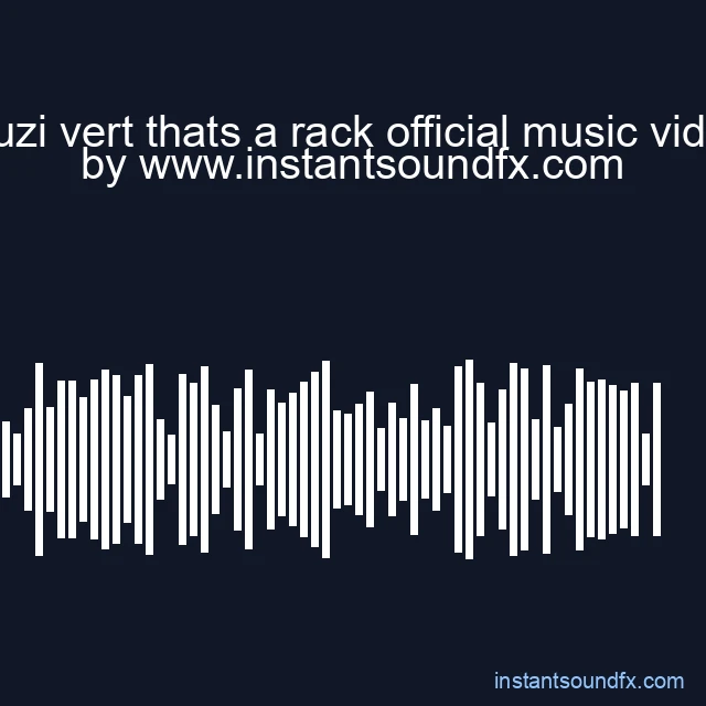 lil uzi vert thats a rack official music video image