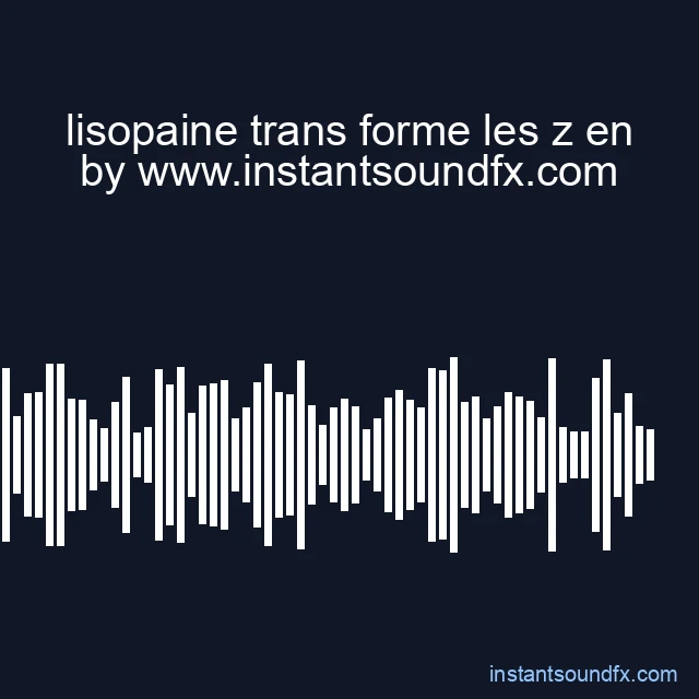 lisopaine trans forme les z en image