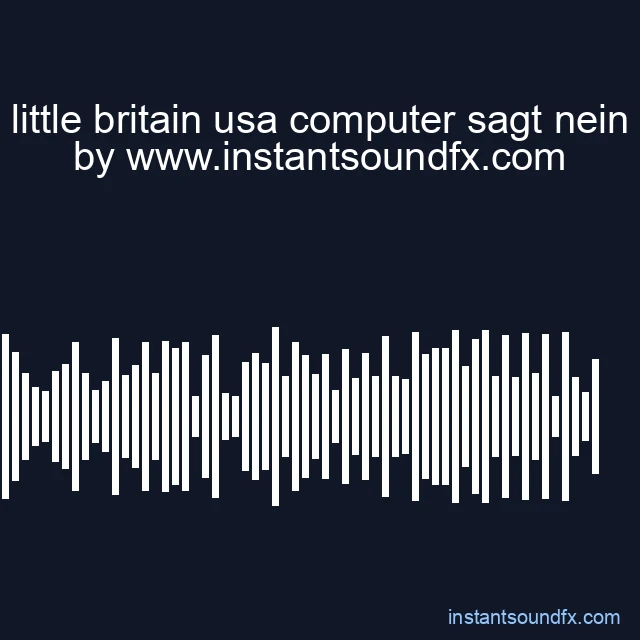 little britain usa computer sagt nein image