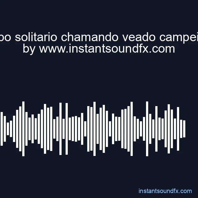 lobo solitario chamando veado campeiro image