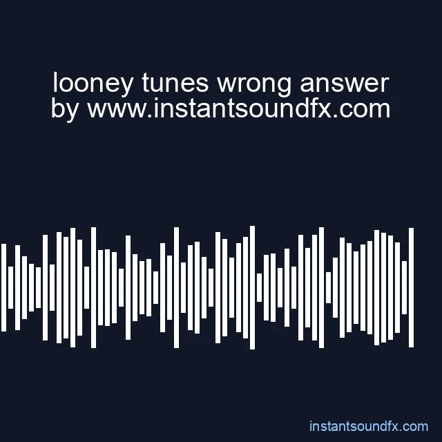 looney tunes wrong answer image