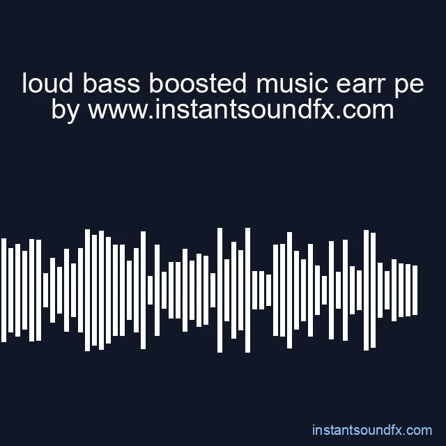 loud bass boosted music earr pe image