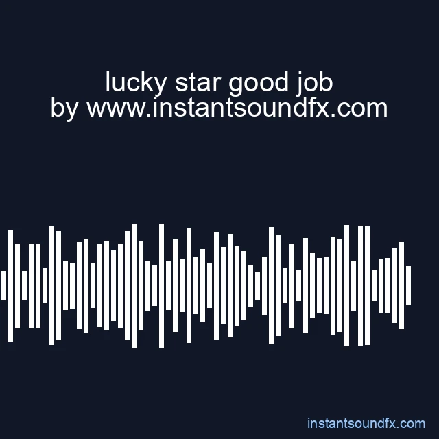 lucky star good job image