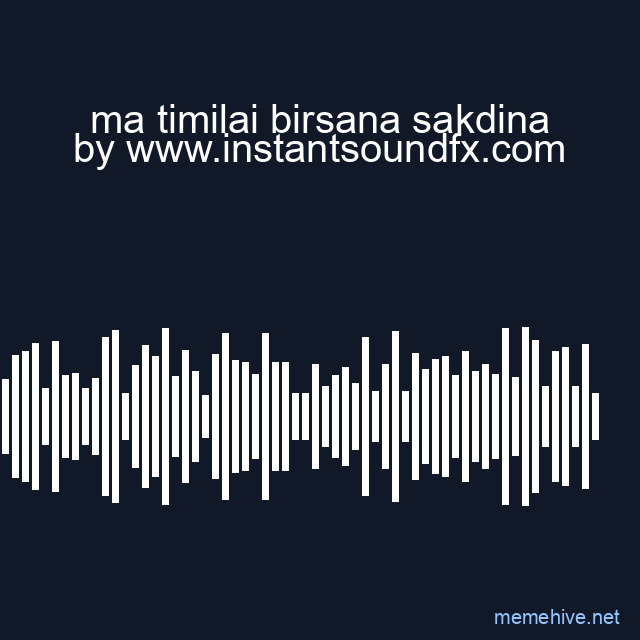 ma timilai birsana sakdina image