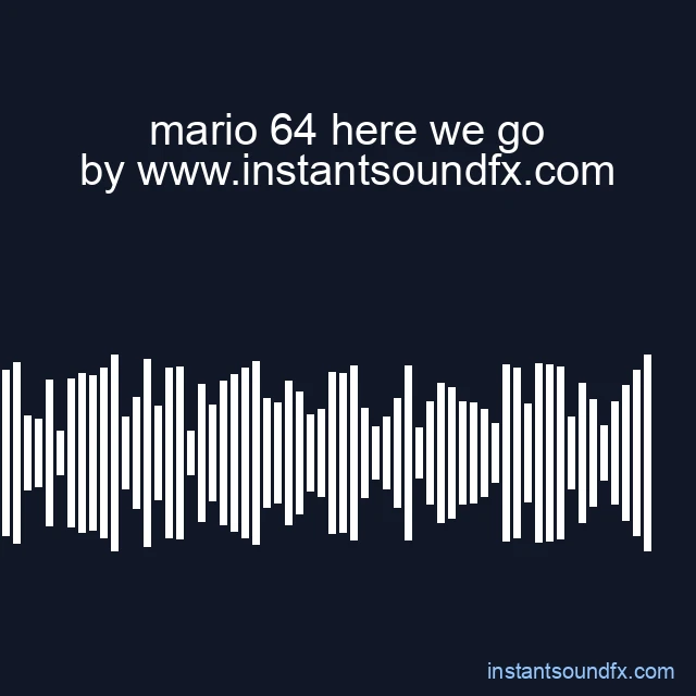 mario 64 here we go image