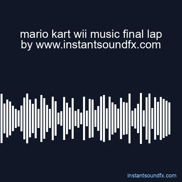 mario kart wii music final lap image