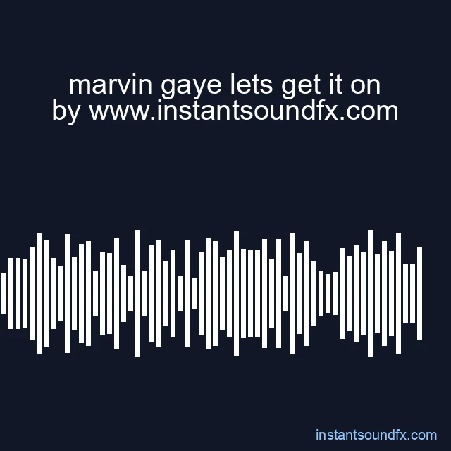 marvin gaye lets get it on image