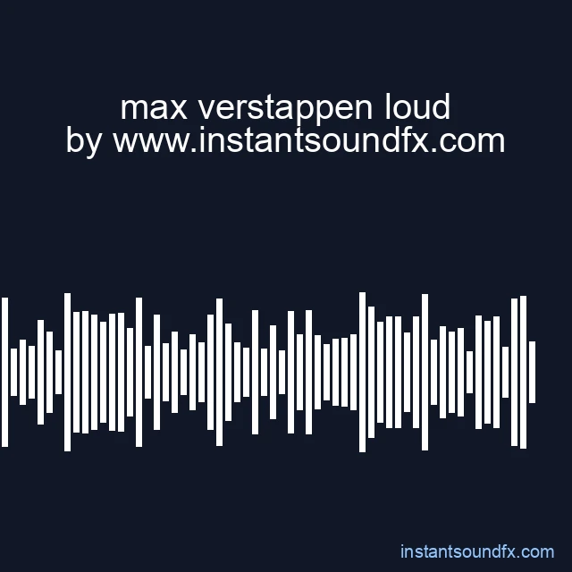 max verstappen loud image