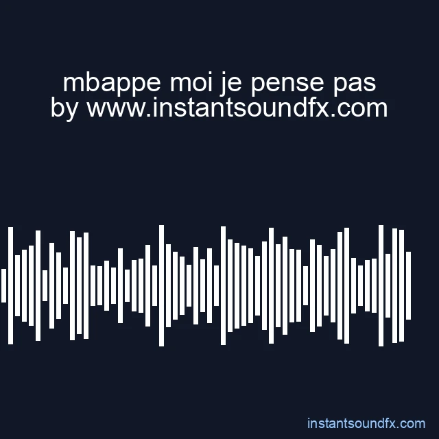 mbappe moi je pense pas image