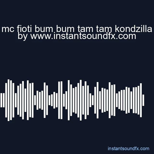 mc fioti bum bum tam tam kondzilla image