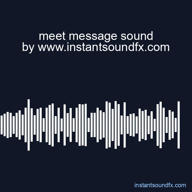 meet message sound image