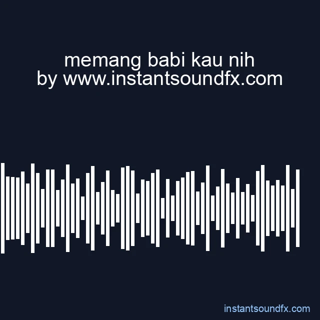 memang babi kau nih image
