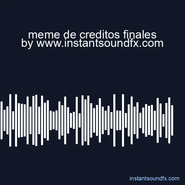 meme de creditos finales image