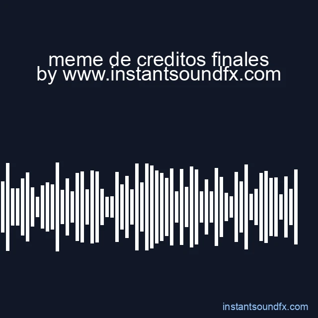 meme de creditos finales image