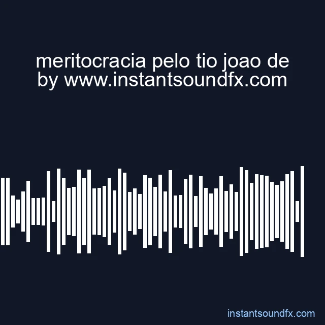 meritocracia pelo tio joao de image
