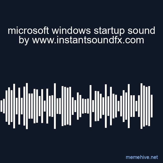 microsoft windows startup sound image