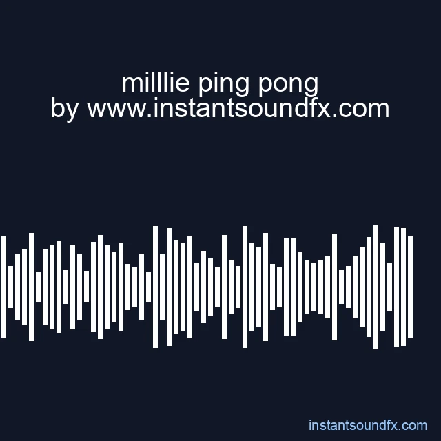 milllie ping pong image