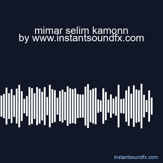 mimar selim kamonn image