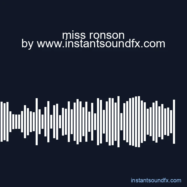 miss ronson image