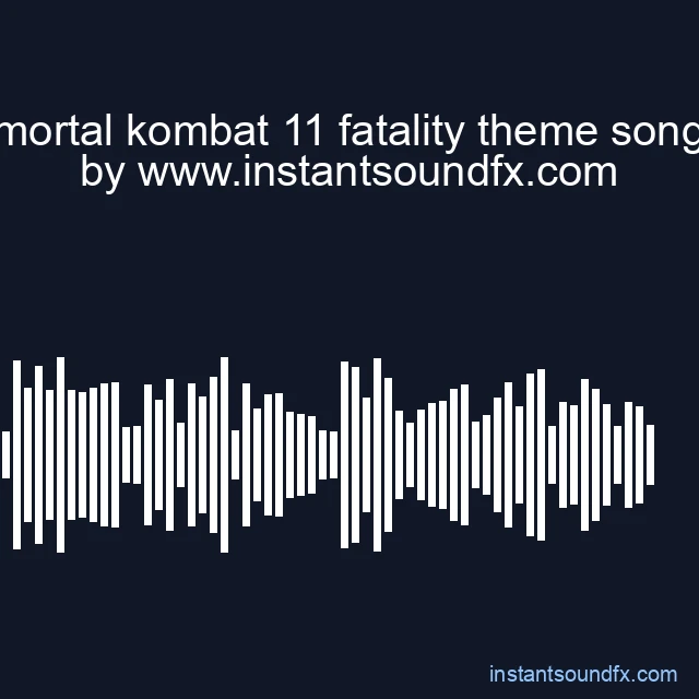 mortal kombat 11 fatality theme song image