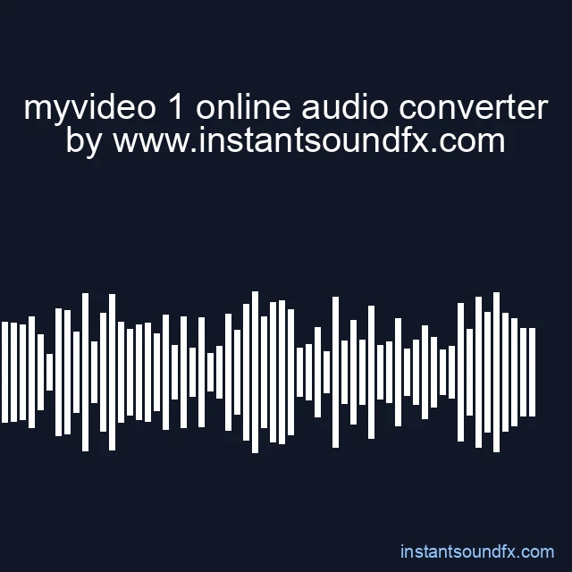 myvideo 1 online audio converter image