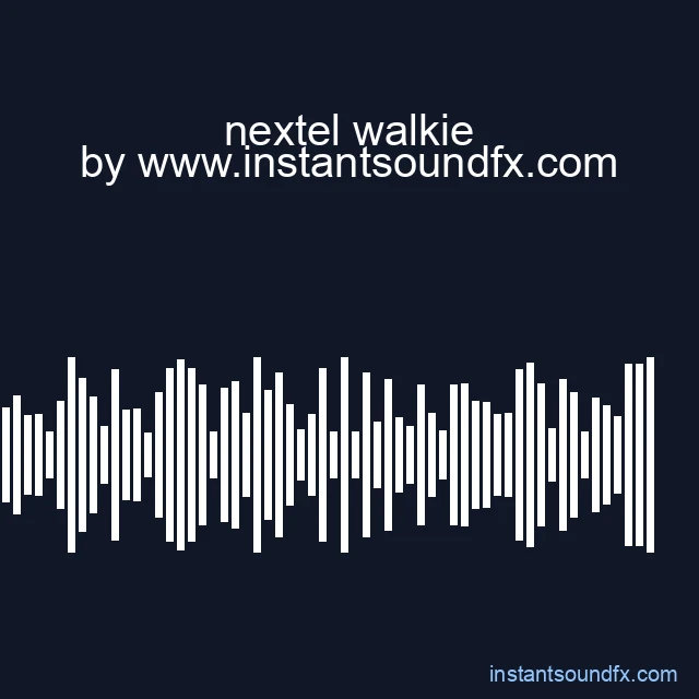 nextel walkie image