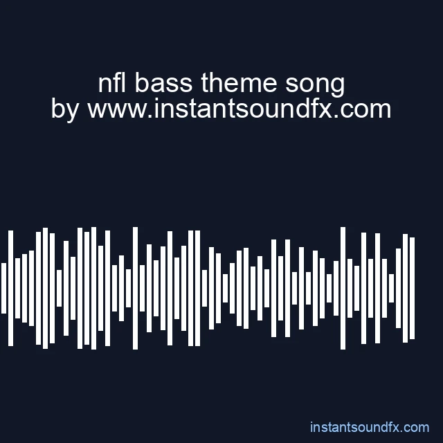 nfl bass theme song image