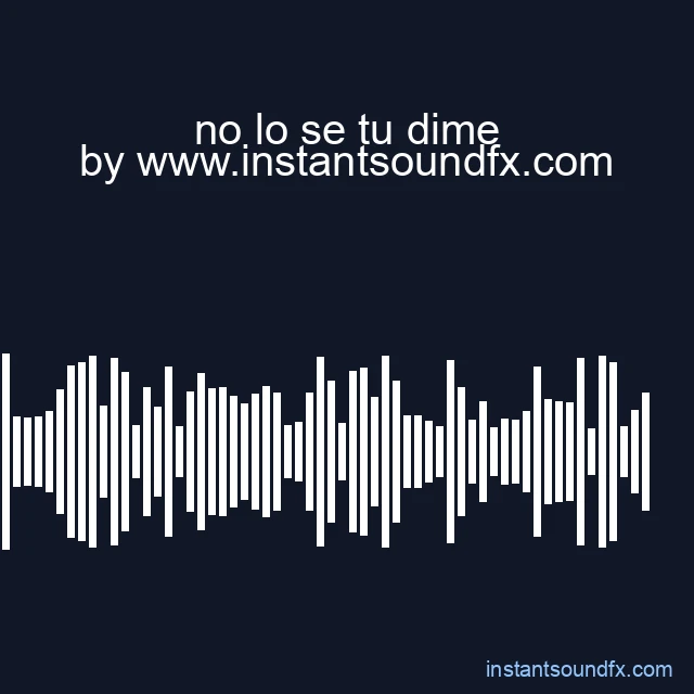 no lo se tu dime image