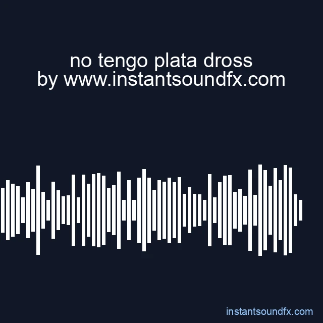 no tengo plata dross image