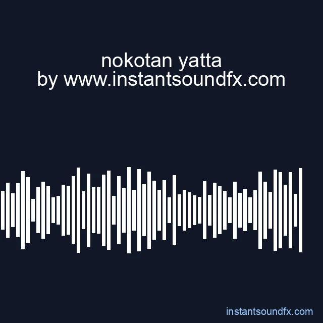 nokotan yatta image
