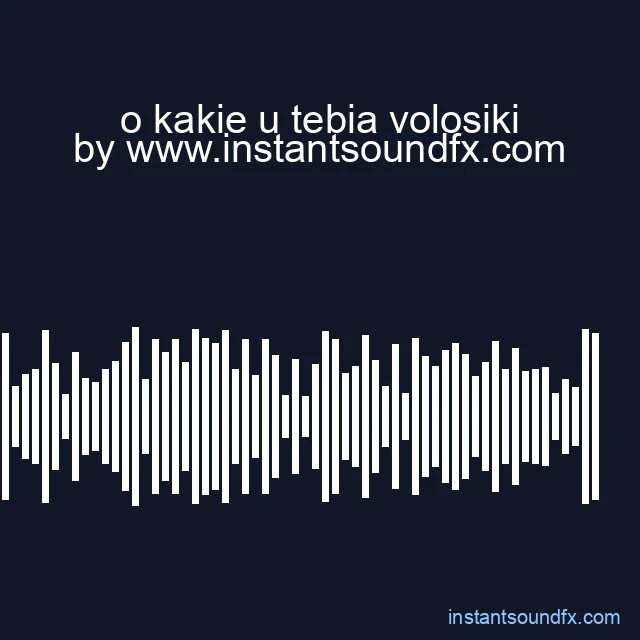 o kakie u tebia volosiki image