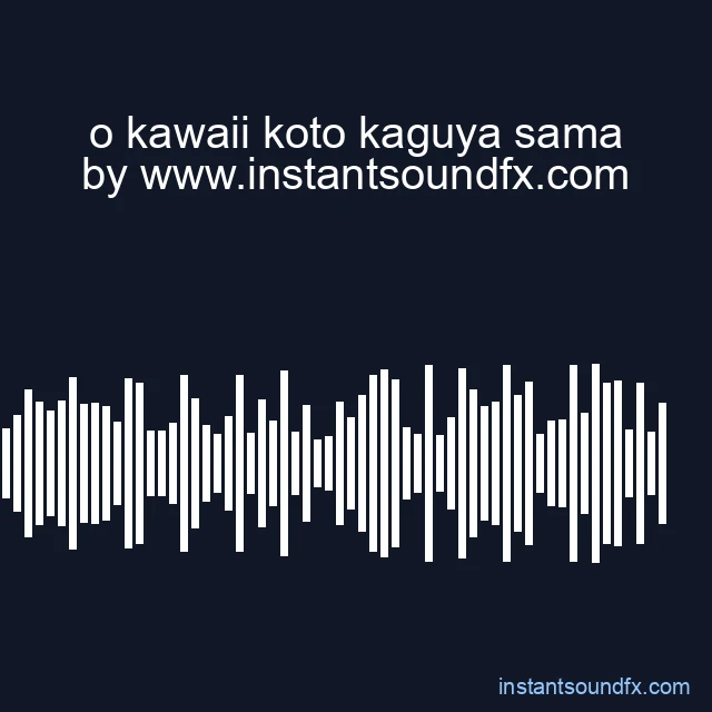 o kawaii koto kaguya sama image