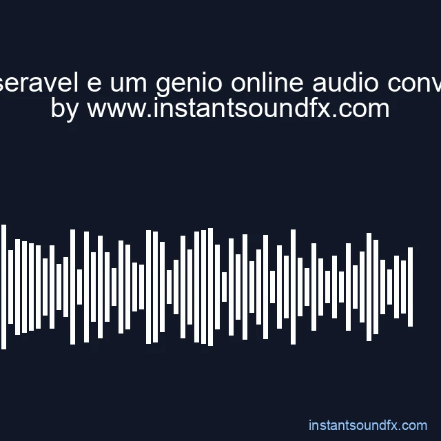 o miseravel e um genio online audio converter image