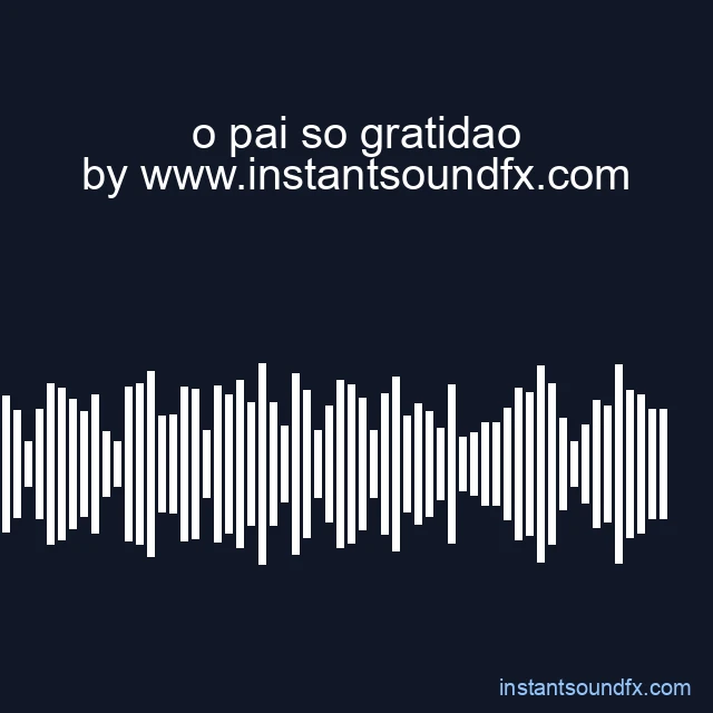 o pai so gratidao image