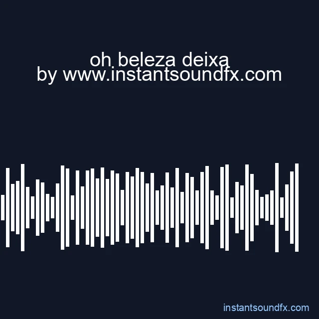 oh beleza deixa image