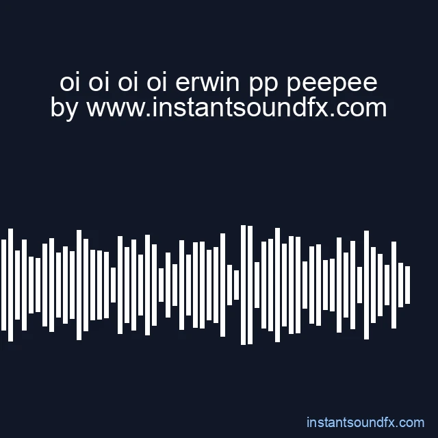 oi oi oi oi erwin pp peepee image