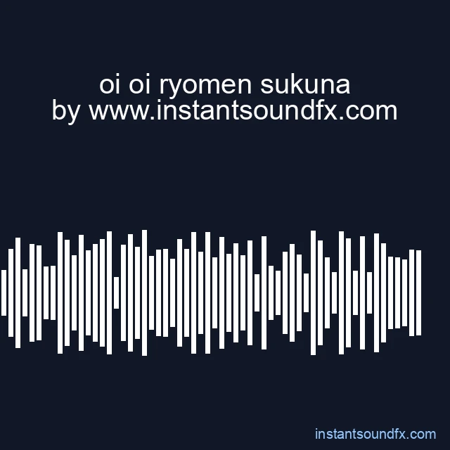 oi oi ryomen sukuna image