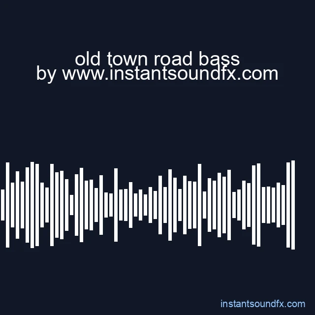 old town road bass image
