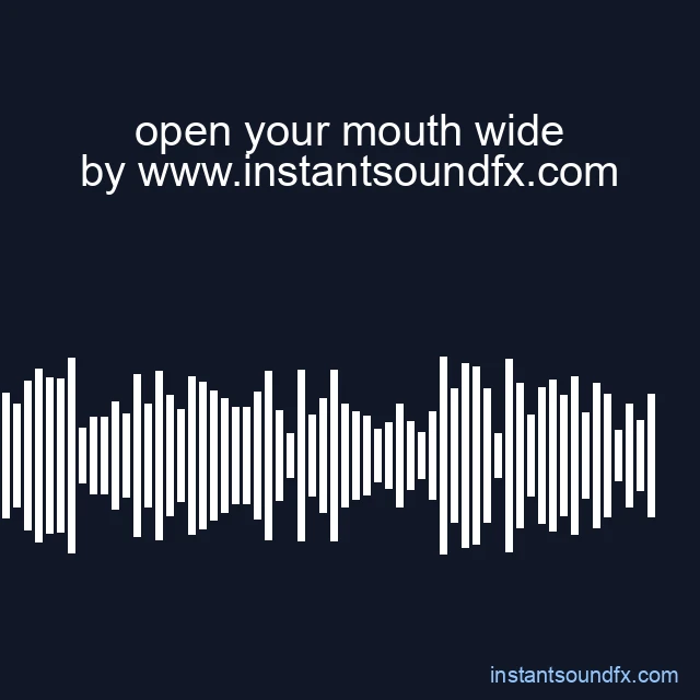 open your mouth wide image