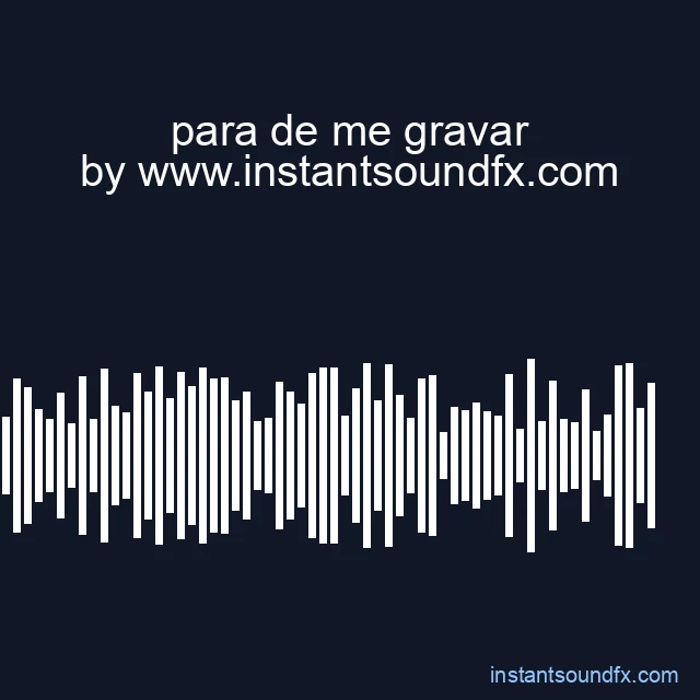 para de me gravar image