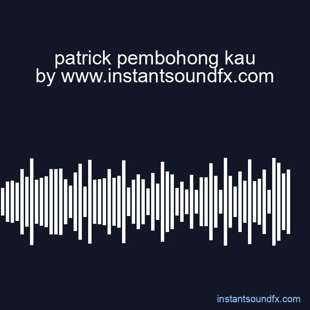 patrick pembohong kau image